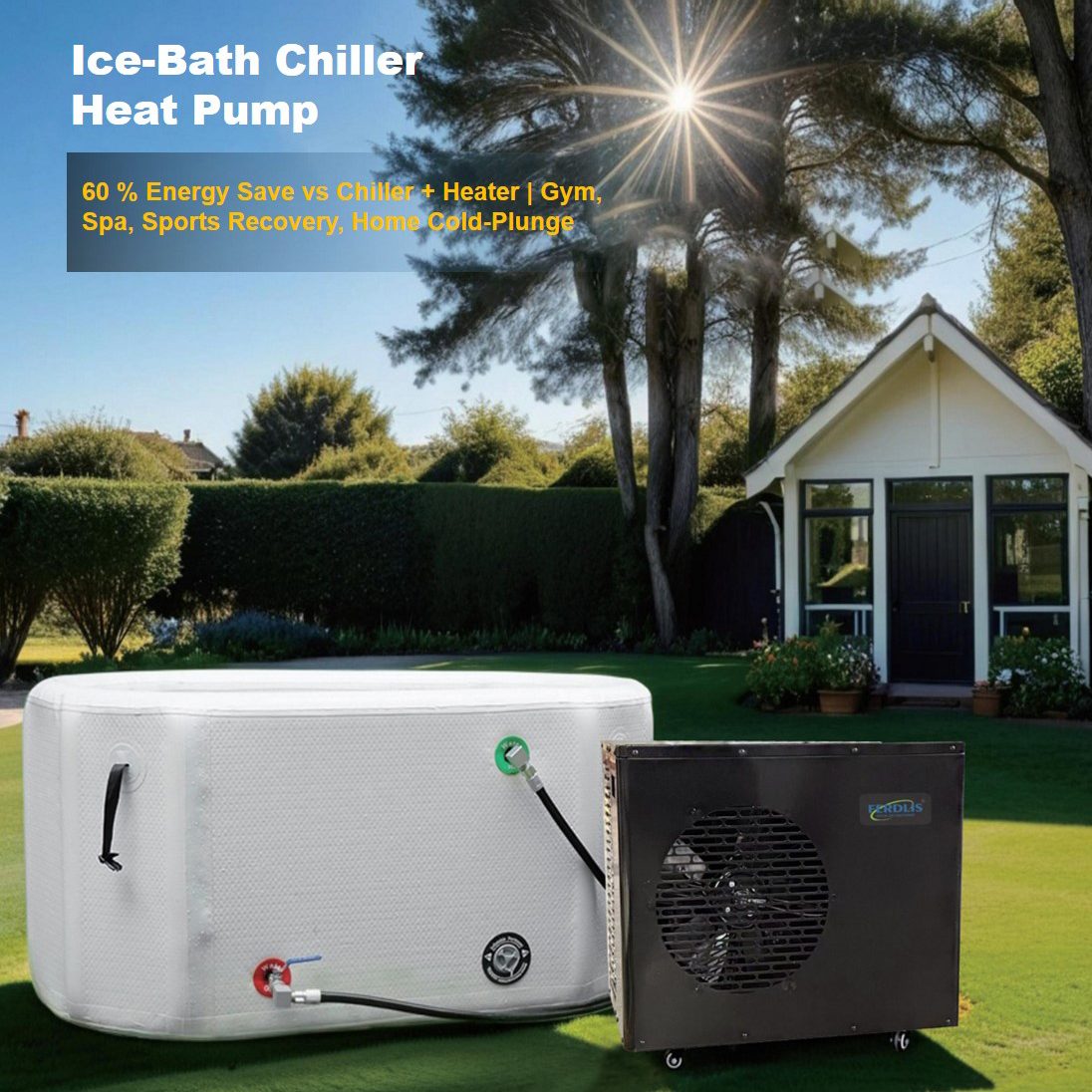 Recommend! Our 4-50°C Ice Bath Chiller 50% Energy Saving Cold-Hot Plunge